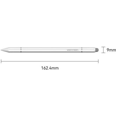 Vention Magnetyczny rysik 3 w 1 ze stopu aluminium biały, Stylus, Weiss Vention Magnetyczny rysik 3 w 1 ze stopu aluminium biały, Stylus, Weiss