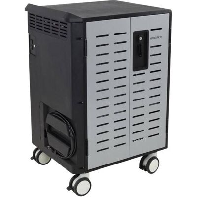 Ergotron Charging And Management Cart, Notebookwagen, Schwarz, Grau Ergotron Charging And Management Cart, Notebookwagen, Schwarz, Grau