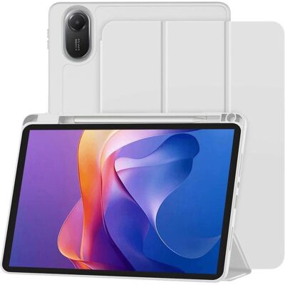 Techsuit - Flex Trifold (with Pencil Holder) - Xiaomi Redmi Pad 2 - Gray (Xiaomi Redmi Pad 2), Tablet Hülle, Grau Techsuit - Flex Trifold (with Pencil Holder) - Xiaomi Redmi Pad 2 - Gray (Xiaomi Redmi Pad 2), Tablet Hülle, Grau
