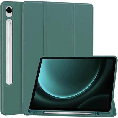 Techsuit Flex Trifold (with Pencil Holder) (Samsung Galaxy Tab S9 FE), Tablet Hülle, Grün Techsuit Flex Trifold (with Pencil Holder) (Samsung Galaxy Tab S9 FE), Tablet Hülle, Grün