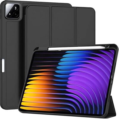 Techsuit Flex Trifold (with Pencil Holder) (Xiaomi Pad 7, Xiaomi Pad 7 Pro), Tablet Hülle, Schwarz Techsuit Flex Trifold (with Pencil Holder) (Xiaomi Pad 7, Xiaomi Pad 7 Pro), Tablet Hülle, Schwarz