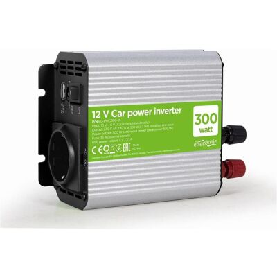 Gembird, Spannungswandler, EG-PWC300-01 power adapter/inverter Auto Grey Gembird, Spannungswandler, EG-PWC300-01 power adapter/inverter Auto Grey