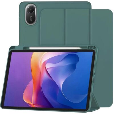 Techsuit - Flex Trifold (with Pencil Holder) - Xiaomi Redmi Pad 2 - Green (Xiaomi Redmi Pad 2), Tablet Hülle, Grün Techsuit - Flex Trifold (with Pencil Holder) - Xiaomi Redmi Pad 2 - Green (Xiaomi Redmi Pad 2), Tablet Hülle, Grün