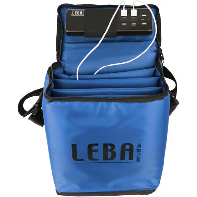 Leba NoteBag Blue 5, USB-C (Schuko, Notebookwagen, Blau Leba NoteBag Blue 5, USB-C (Schuko, Notebookwagen, Blau
