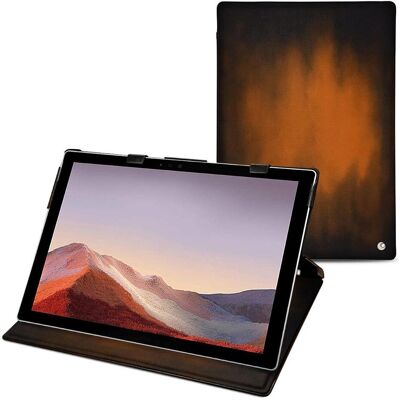 Noreve Lederschutzhülle vertikal (Microsoft Surface Pro 7), Tablet Hülle, Braun Noreve Lederschutzhülle vertikal (Microsoft Surface Pro 7), Tablet Hülle, Braun