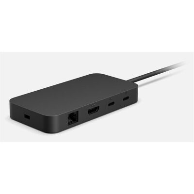 Microsoft Surface Usb4 Dock Wired Black, Dockingstation + USB Hub, Schwarz Microsoft Surface Usb4 Dock Wired Black, Dockingstation + USB Hub, Schwarz