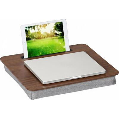 Relaxdays Laptopkissen, Notebook Ständer, Braun Relaxdays Laptopkissen, Notebook Ständer, Braun