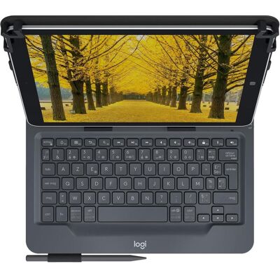 Logitech Universal Folio (FR), Tablet Tastatur, Schwarz Logitech Universal Folio (FR), Tablet Tastatur, Schwarz