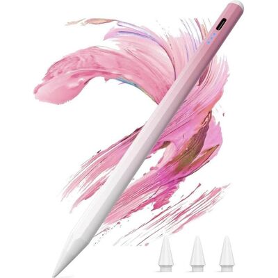 PowerGuard Magnetischer iPad Stylus Pen, Stylus, Weiss, Rosa PowerGuard Magnetischer iPad Stylus Pen, Stylus, Weiss, Rosa