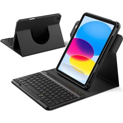 Inateck KB004 black 360° Bluetooth-Tastatur-Hülle für iPad (DE), Tablet Tastatur, Schwarz Inateck KB004 black 360° Bluetooth-Tastatur-Hülle für iPad (DE), Tablet Tastatur, Schwarz