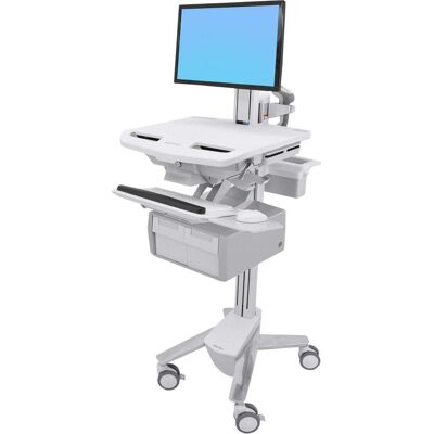 Ergotron Wagen - für LCD-Display / PC-Ausrüstung (offene Architektur), Notebookwagen, Weiss Ergotron Wagen - für LCD-Display / PC-Ausrüstung (offene Architektur), Notebookwagen, Weiss