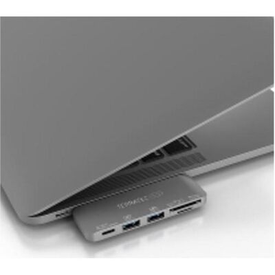 Terratec Connect C7 CardReader (Docking Port, 3 Ports), Dockingstation + USB Hub, Schwarz Terratec Connect C7 CardReader (Docking Port, 3 Ports), Dockingstation + USB Hub, Schwarz