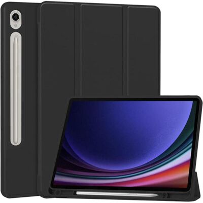 Techsuit - Flex Trifold (with Pencil Holder) - Samsung Galaxy Tab S9 / S9 FE / S10 FE - Black (Samsung Galaxy Tab S10 FE, Samsung Galaxy Tab S9, Samsung Galaxy Tab S9 FE), Tablet Hülle, Schwarz Techsuit - Flex Trifold (with Pencil Holder) - Samsung Galaxy Tab S9 / S9 FE / S10 FE - Black (Samsung Galaxy Tab S10 FE, Samsung Galaxy Tab S9, Samsung Galaxy Tab S9 FE), Tablet Hülle, Schwarz
