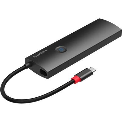 MicroConnect USB-C to HDMI mini dock (USB-C, 4 Ports), Dockingstation + USB Hub, Schwarz MicroConnect USB-C to HDMI mini dock (USB-C, 4 Ports), Dockingstation + USB Hub, Schwarz