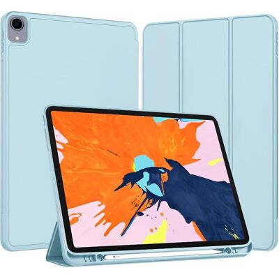 Techsuit - Flex Trifold (with Pencil Holder) - iPad Pro 12.9 (2018/2020/2021/2022) - Sky Blue (Apple iPad Pro 12.9 2021, Apple iPad Pro 12.9 2022), Tablet Hülle, Blau Techsuit - Flex Trifold (with Pencil Holder) - iPad Pro 12.9 (2018/2020/2021/2022) - Sky Blue (Apple iPad Pro 12.9 2021, Apple iPad Pro 12.9 2022), Tablet Hülle, Blau