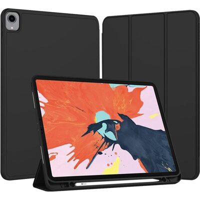 Techsuit - Flex Trifold (with Pencil Holder) - iPad Pro 12.9 (2018/2020/2021/2022) - Black (Apple iPad Pro 12.9 2018, Apple iPad Pro 12.9 2020, Apple iPad Pro 12.9 2021, Apple iPad Pro 12.9 2022), Tablet Hülle, Schwarz Techsuit - Flex Trifold (with Pencil Holder) - iPad Pro 12.9 (2018/2020/2021/2022) - Black (Apple iPad Pro 12.9 2018, Apple iPad Pro 12.9 2020, Apple iPad Pro 12.9 2021, Apple iPad Pro 12.9 2022), Tablet Hülle, Schwarz