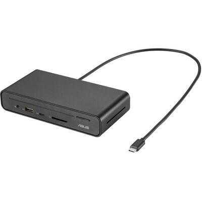 Asus DC300 (USB-C, 10 Ports), Dockingstation + USB Hub, Schwarz Asus DC300 (USB-C, 10 Ports), Dockingstation + USB Hub, Schwarz