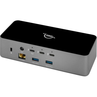 OWC 11-Port Thunderbolt 5 Dock (Thunderbolt, USB-C, 11 Ports), Dockingstation + USB Hub, Schwarz, Grau OWC 11-Port Thunderbolt 5 Dock (Thunderbolt, USB-C, 11 Ports), Dockingstation + USB Hub, Schwarz, Grau