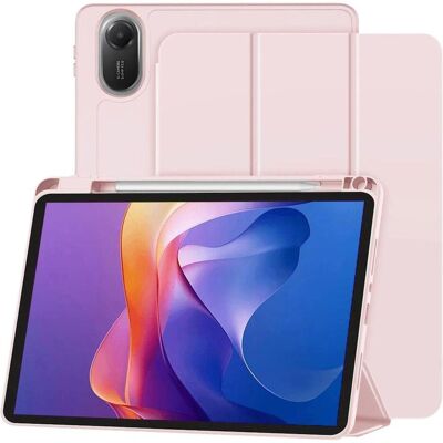 Techsuit - Flex Trifold (with Pencil Holder) - Xiaomi Redmi Pad 2 - Pink (Xiaomi Redmi Pad 2), Tablet Hülle, Pink Techsuit - Flex Trifold (with Pencil Holder) - Xiaomi Redmi Pad 2 - Pink (Xiaomi Redmi Pad 2), Tablet Hülle, Pink