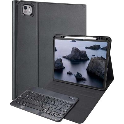 Accezz AZERTY Bluetooth Keyboard Bookcase iPad Pro 13 (2024) M4 (BE), Tablet Tastatur, Schwarz Accezz AZERTY Bluetooth Keyboard Bookcase iPad Pro 13 (2024) M4 (BE), Tablet Tastatur, Schwarz