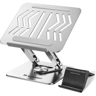 Wozinsky WRS-CPY84SS Aluminium-Laptopständer, Notebook Ständer, Silber Wozinsky WRS-CPY84SS Aluminium-Laptopständer, Notebook Ständer, Silber