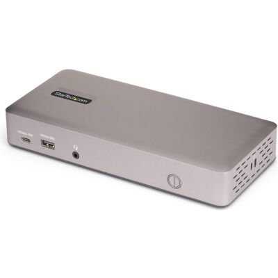 StarTech 3X MONITOR USB4 DOCK 100W PD (7 Ports), Dockingstation + USB Hub, Grau StarTech 3X MONITOR USB4 DOCK 100W PD (7 Ports), Dockingstation + USB Hub, Grau