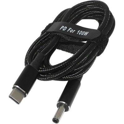 PowerGuard USB-C Dell Notebook PD Fast Charge 1.8m (4.5 x 3.0mm, 0.6mm) 100W (100 W), Notebook Netzteil, Schwarz PowerGuard USB-C Dell Notebook PD Fast Charge 1.8m (4.5 x 3.0mm, 0.6mm) 100W (100 W), Notebook Netzteil, Schwarz