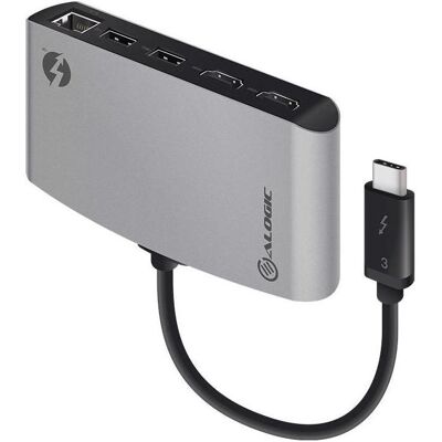 Alogic Thunderbolt 3 Dual-Display-Adapter - 4K Alogic Thunderbolt 3 Dual-Display-Adapter - 4K