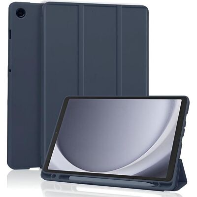 Techsuit - Flex Trifold (with Pencil Holder) - Samsung Galaxy Tab A9 - Dark Blue (Samsung Galaxy Tab A9), Tablet Hülle, Blau Techsuit - Flex Trifold (with Pencil Holder) - Samsung Galaxy Tab A9 - Dark Blue (Samsung Galaxy Tab A9), Tablet Hülle, Blau