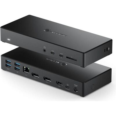 Alogic DockingStation USB-C Dreifachanzeige (USB-A, USB-C, 3 Ports), Dockingstation + USB Hub, Schwarz Alogic DockingStation USB-C Dreifachanzeige (USB-A, USB-C, 3 Ports), Dockingstation + USB Hub, Schwarz