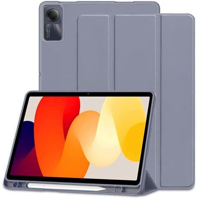 Techsuit - Flex Trifold (with Pencil Holder) - Xiaomi Redmi Pad SE 11 - Purple (Xiaomi Redmi Pad SE), Tablet Hülle, Violett Techsuit - Flex Trifold (with Pencil Holder) - Xiaomi Redmi Pad SE 11 - Purple (Xiaomi Redmi Pad SE), Tablet Hülle, Violett