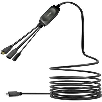Vivolink USB-C HUB Cable with USB3.0 & (0.15 m), USB Kabel Vivolink USB-C HUB Cable with USB3.0 & (0.15 m), USB Kabel