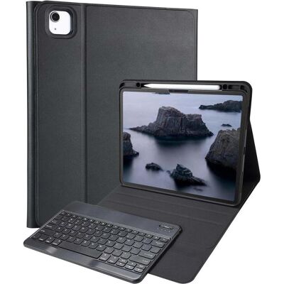 Accezz Bluetooth Keyboard Bookcase (DE, Apple iPad Air 13 2024, Apple iPad Air 13 2025), Tablet Tastatur, Schwarz Accezz Bluetooth Keyboard Bookcase (DE, Apple iPad Air 13 2024, Apple iPad Air 13 2025), Tablet Tastatur, Schwarz