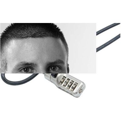 Dacomex HP Nano slot code lock with 4 digit raw resettable, Notebook Security, Silber Dacomex HP Nano slot code lock with 4 digit raw resettable, Notebook Security, Silber