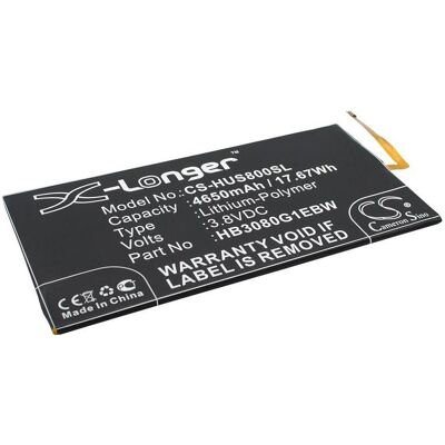 Battery HB3080G1EBC for Huawei, 3.8V, 4650mAh, Smartphone Akku Battery HB3080G1EBC for Huawei, 3.8V, 4650mAh, Smartphone Akku