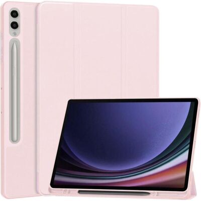 Techsuit - Flex Trifold (with Pencil Holder) - Samsung Galaxy Tab S9 Plus / S10 Plus - Pink (Samsung Galaxy Tab S10+), Tablet Hülle, Pink Techsuit - Flex Trifold (with Pencil Holder) - Samsung Galaxy Tab S9 Plus / S10 Plus - Pink (Samsung Galaxy Tab S10+), Tablet Hülle, Pink