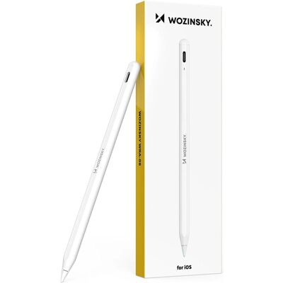 Wozinsky WRA-08 Stylus für iPad USB-C Schnellladung - Weiss, Stylus, Weiss Wozinsky WRA-08 Stylus für iPad USB-C Schnellladung - Weiss, Stylus, Weiss
