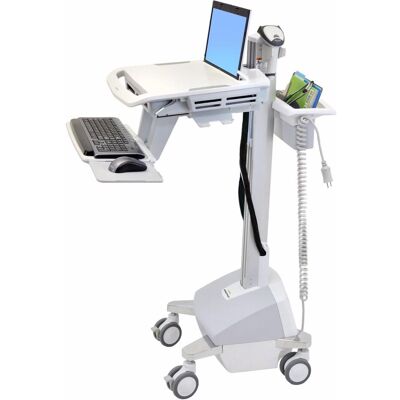 Ergotron EMR Laptop Cart, LiFe Powered - Wagen für Notebook / PC-Ausrüstung - verriegelba, Notebookwagen, Grau Ergotron EMR Laptop Cart, LiFe Powered - Wagen für Notebook / PC-Ausrüstung - verriegelba, Notebookwagen, Grau