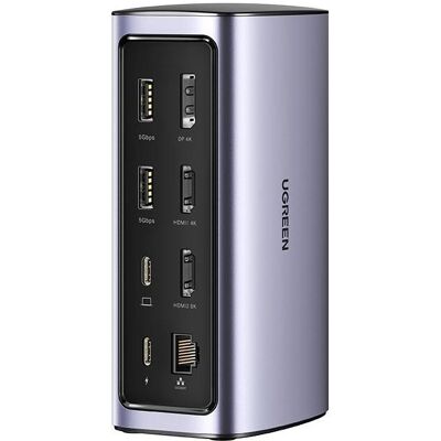 Ugreen Multi (USB-C, 12 Ports), Dockingstation + USB Hub, Silber Ugreen Multi (USB-C, 12 Ports), Dockingstation + USB Hub, Silber