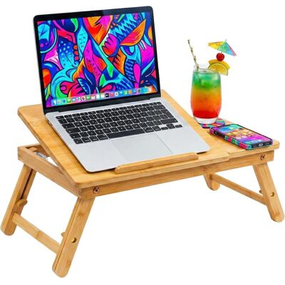 Relaxdays Laptop-Ständer, Notebook Ständer, Braun Relaxdays Laptop-Ständer, Notebook Ständer, Braun