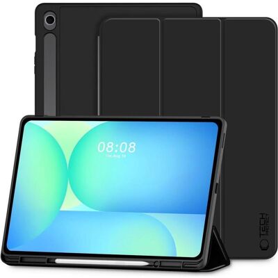 4Kom TechProtect SmartCase Pen Hülle für Samsung Galaxy Tab S10 FE+ 13.1 X620 / X626B - Schwarz (Samsung Galaxy Tab S10 FE+), Tablet Hülle, Schwarz 4Kom TechProtect SmartCase Pen Hülle für Samsung Galaxy Tab S10 FE+ 13.1 X620 / X626B - Schwarz (Samsung Galaxy Tab S10 FE+), Tablet Hülle, Schwarz