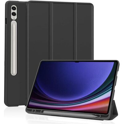 Techsuit - Flex Trifold (with Pencil Holder) - Samsung Galaxy Tab S9 Ultra / S10 Ultra - Black (Samsung Galaxy Tab S10 Ultra, Samsung Galaxy Tab S9 Ultra), Tablet Hülle, Schwarz Techsuit - Flex Trifold (with Pencil Holder) - Samsung Galaxy Tab S9 Ultra / S10 Ultra - Black (Samsung Galaxy Tab S10 Ultra, Samsung Galaxy Tab S9 Ultra), Tablet Hülle, Schwarz