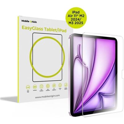Mobile Origin EasyGlass iPad Air 11" M2 2024/M3 2025 (Apple iPad Air 11 2024, Apple iPad Air 11 2025, Apple iPad Air 11 2026), Tablet Schutzfolie Mobile Origin EasyGlass iPad Air 11" M2 2024/M3 2025 (Apple iPad Air 11 2024, Apple iPad Air 11 2025, Apple iPad Air 11 2026), Tablet Schutzfolie