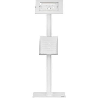 Maclean Floor stand tablet holder MC-476W, Tablet Halterung, Weiss Maclean Floor stand tablet holder MC-476W, Tablet Halterung, Weiss