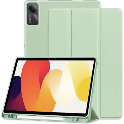 Techsuit - Flex Trifold (with Pencil Holder) - Xiaomi Redmi Pad SE 11 - Matcha Green (Xiaomi Redmi Pad SE), Tablet Hülle, Grün Techsuit - Flex Trifold (with Pencil Holder) - Xiaomi Redmi Pad SE 11 - Matcha Green (Xiaomi Redmi Pad SE), Tablet Hülle, Grün