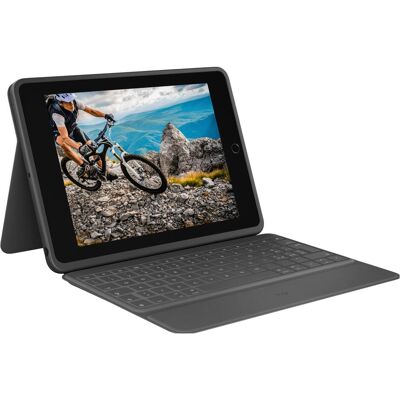 Logitech Rugged Folio Graphite (IT), Tablet Tastatur, Grau Logitech Rugged Folio Graphite (IT), Tablet Tastatur, Grau
