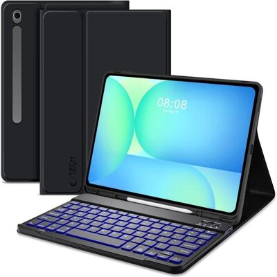 Tech-Protect SC Pen + Tastaturhülle für Samsung Galaxy Tab S10 FE+ 13.1 X620 / X626B - Schwarz (Ohne Tastaturlayout), Tablet Tastatur, Schwarz Tech-Protect SC Pen + Tastaturhülle für Samsung Galaxy Tab S10 FE+ 13.1 X620 / X626B - Schwarz (Ohne Tastaturlayout), Tablet Tastatur, Schwarz
