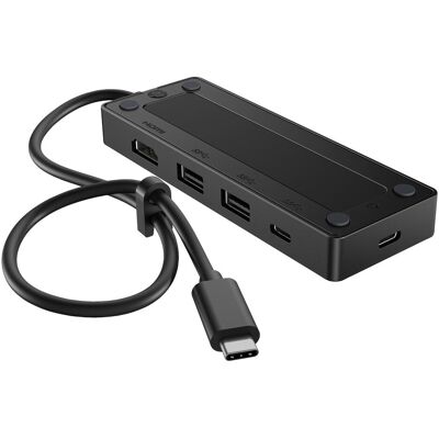 HP USB-C Reisehub G3 (USB-C, 4 Ports), Dockingstation + USB Hub, Schwarz HP USB-C Reisehub G3 (USB-C, 4 Ports), Dockingstation + USB Hub, Schwarz