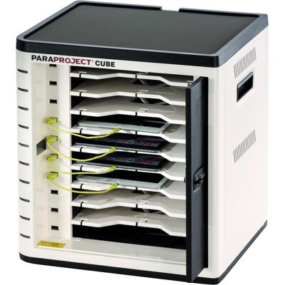 Parat Paraproject CUBE U10 für 10 iPads Charge&Sync EU-Version inkl. USB Lightning-Kabel, Notebookwagen, Schwarz, Weiss Parat Paraproject CUBE U10 für 10 iPads Charge&Sync EU-Version inkl. USB Lightning-Kabel, Notebookwagen, Schwarz, Weiss