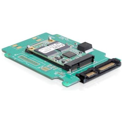 Delock SATA 22pin zu mSATA Konverter, SSD + Festplatte Zubehör Delock SATA 22pin zu mSATA Konverter, SSD + Festplatte Zubehör